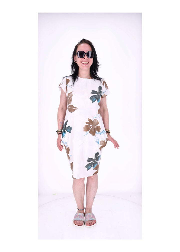 T-Shirt Kleid mit Taschen AOP