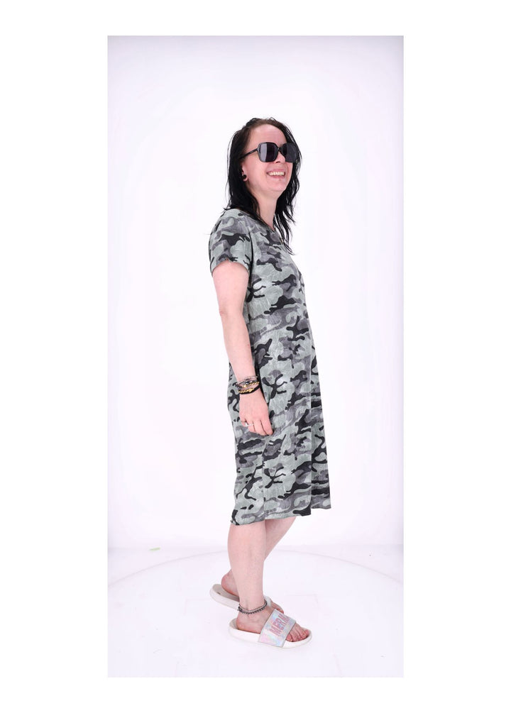Kleid Camouflage