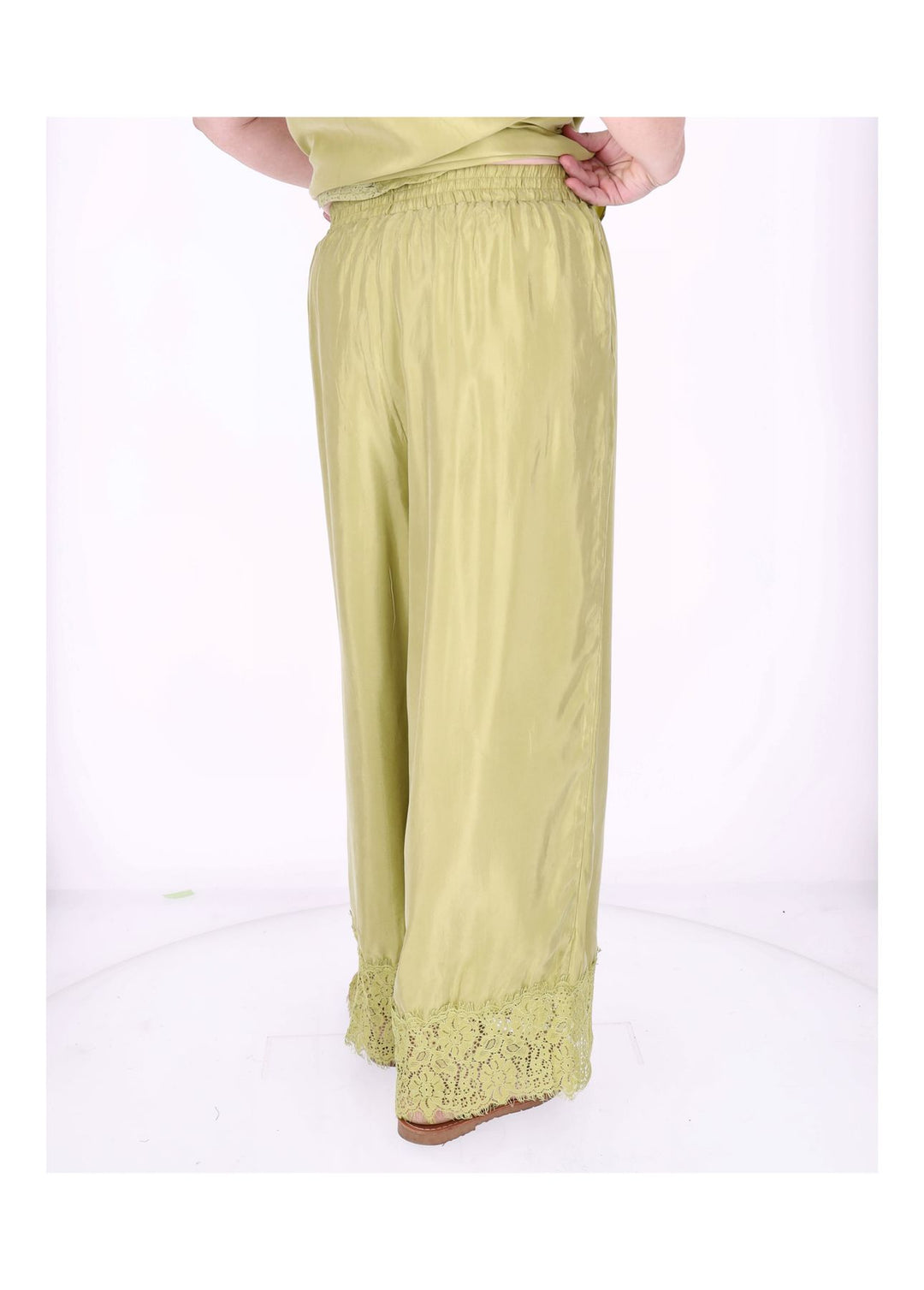 Hose Damen Lingerie Spitze am Saum