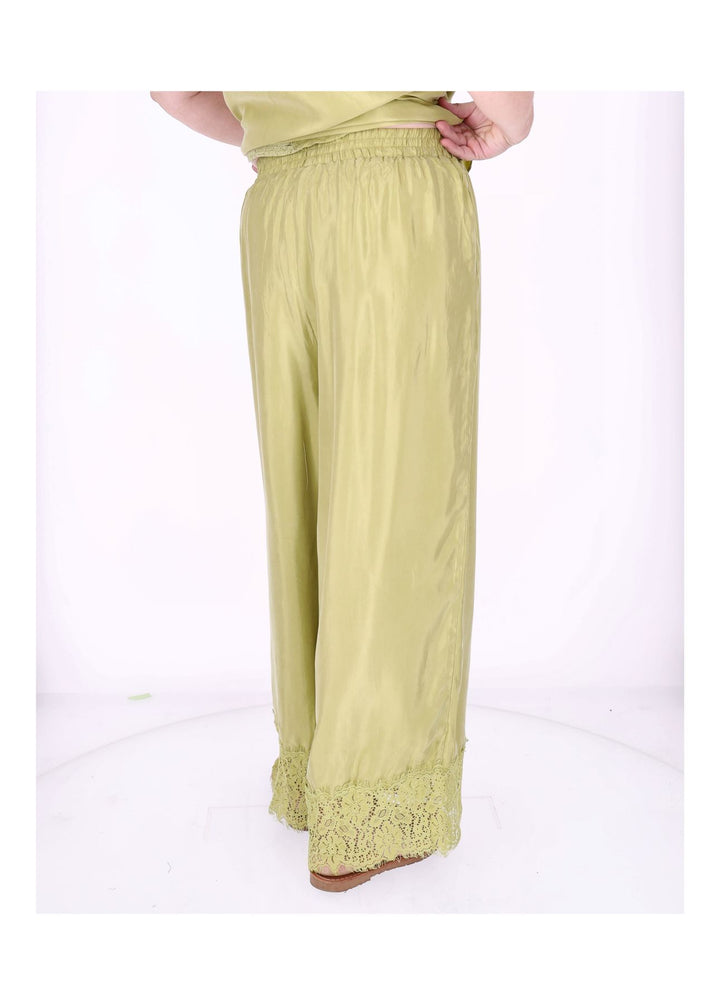 Hose Damen Lingerie Spitze am Saum