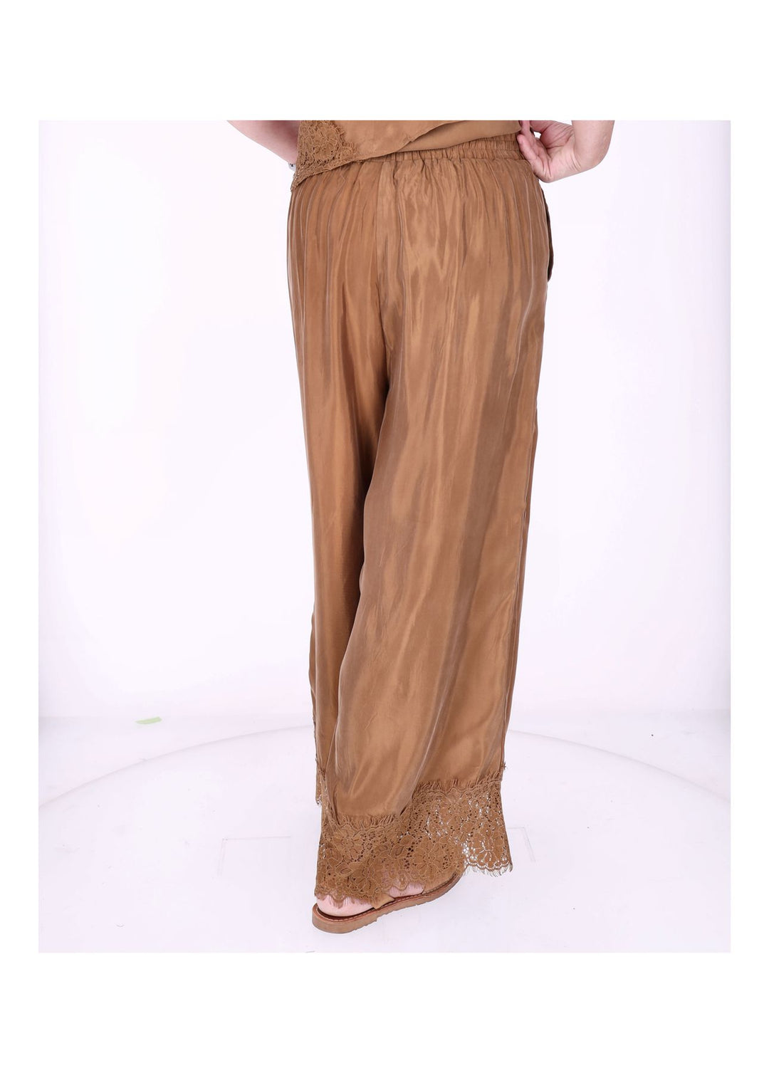 Hose Damen Lingerie Spitze am Saum