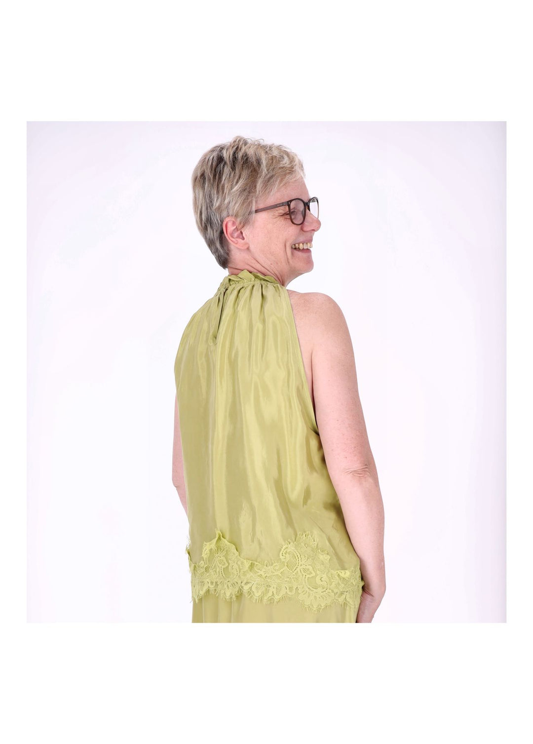 Top Damen Lingerie Spitze am Bund