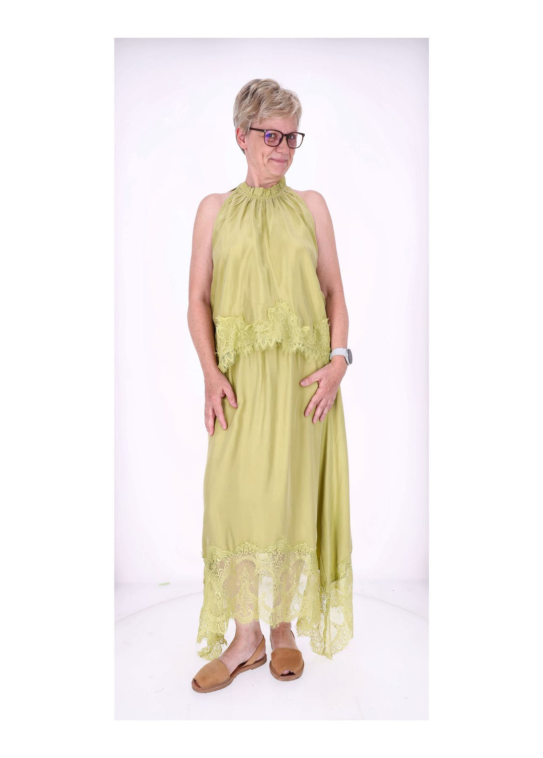 Top Damen Lingerie Spitze am Bund