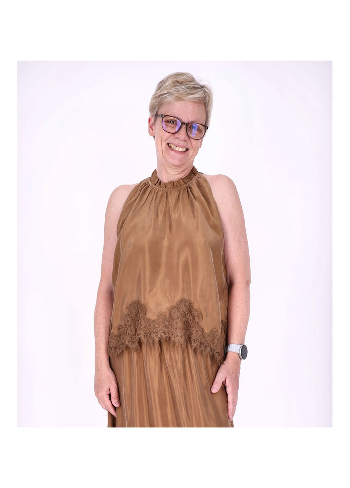 Top Damen Lingerie Spitze am Bund