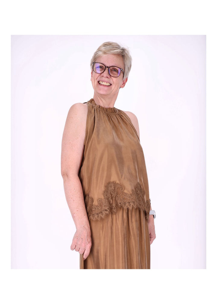 Top Damen Lingerie Spitze am Bund