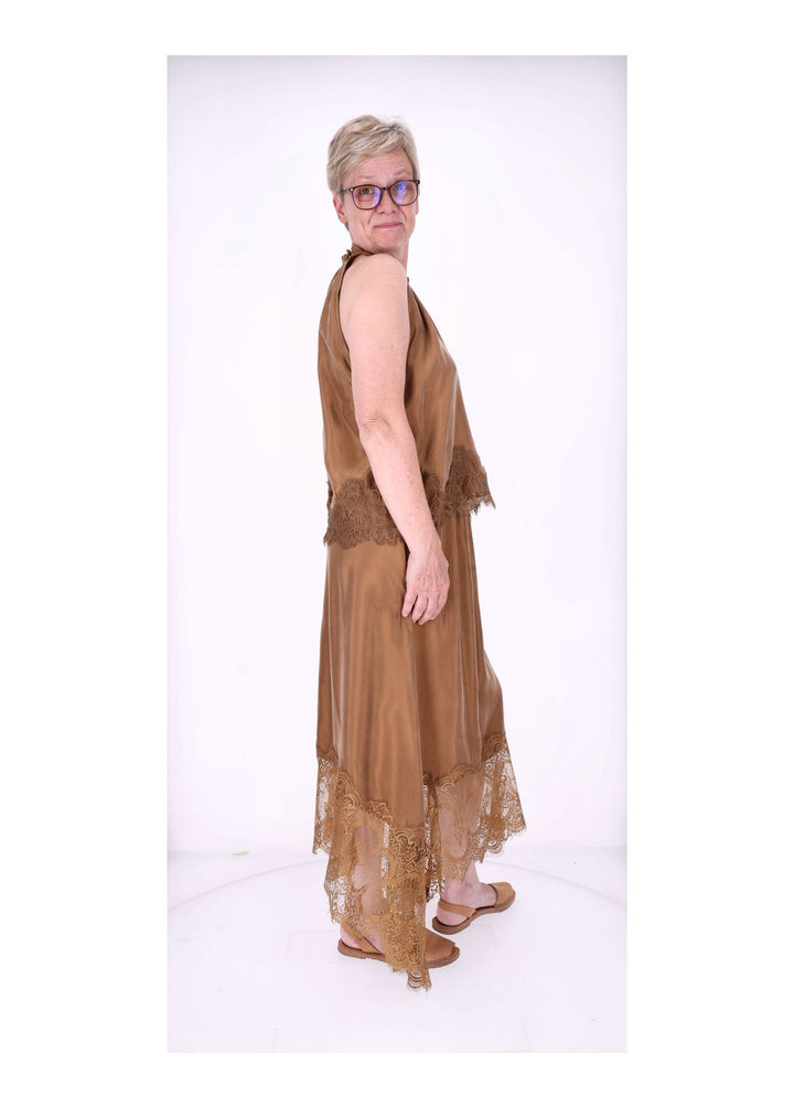 Top Damen Lingerie Spitze am Bund