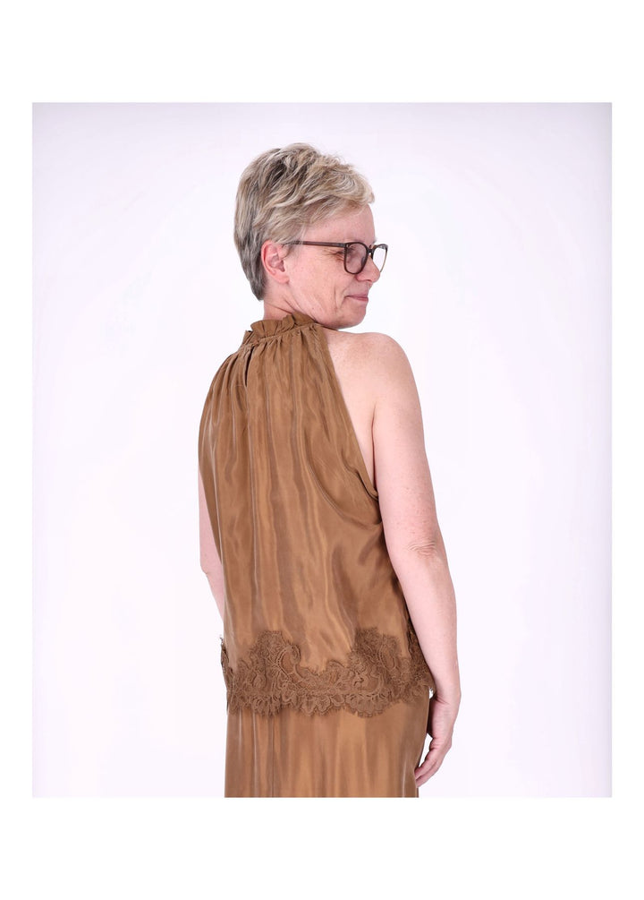Top Damen Lingerie Spitze am Bund