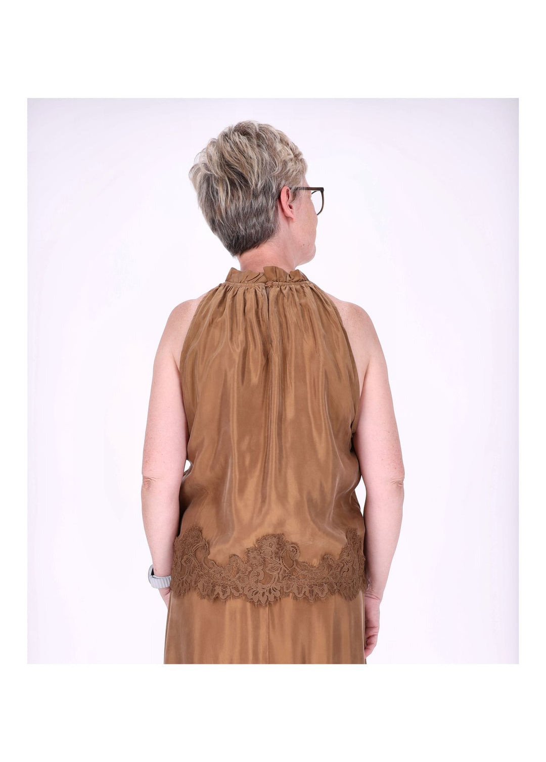 Top Damen Lingerie Spitze am Bund
