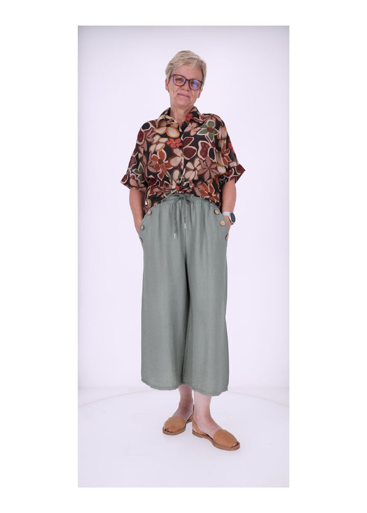 Culotte Damen Knöpfe an Tasche