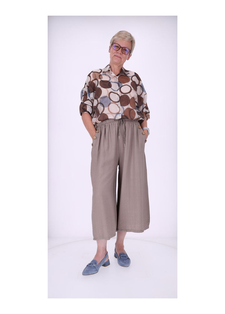 Culotte Damen Knöpfe an Tasche