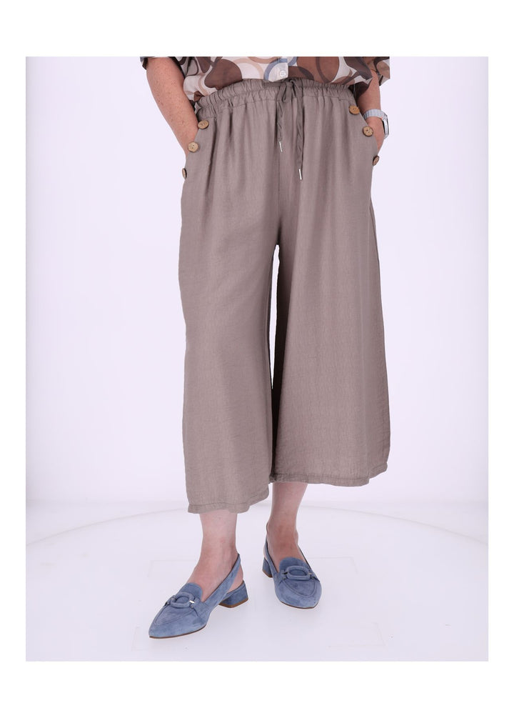 Culotte Damen Knöpfe an Tasche