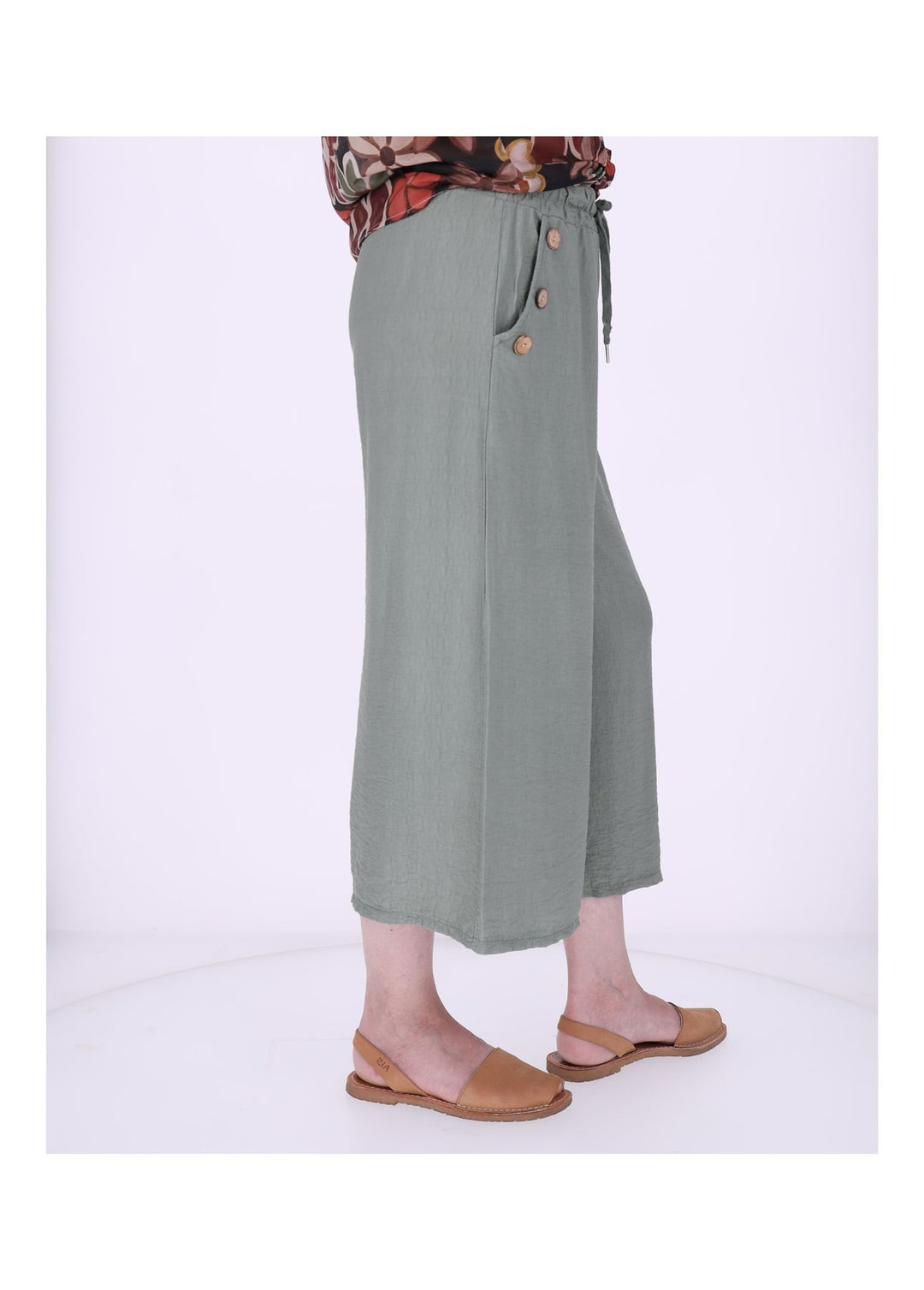 Culotte Damen Knöpfe an Tasche