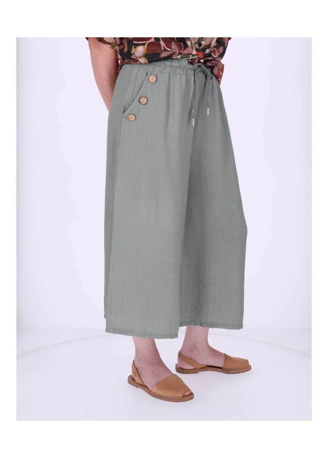 Culotte Damen Knöpfe an Tasche