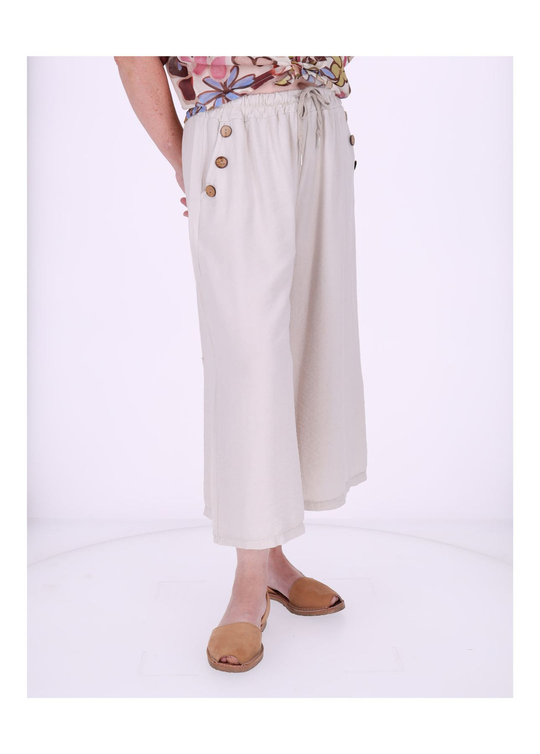Culotte Damen Knöpfe an Tasche
