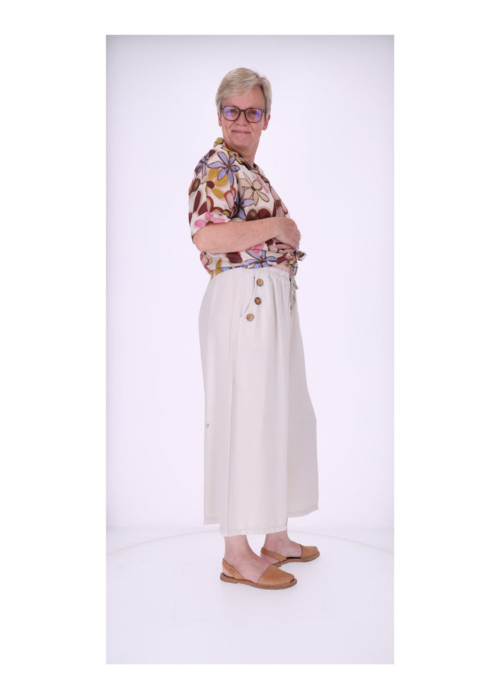 Culotte Damen Knöpfe an Tasche