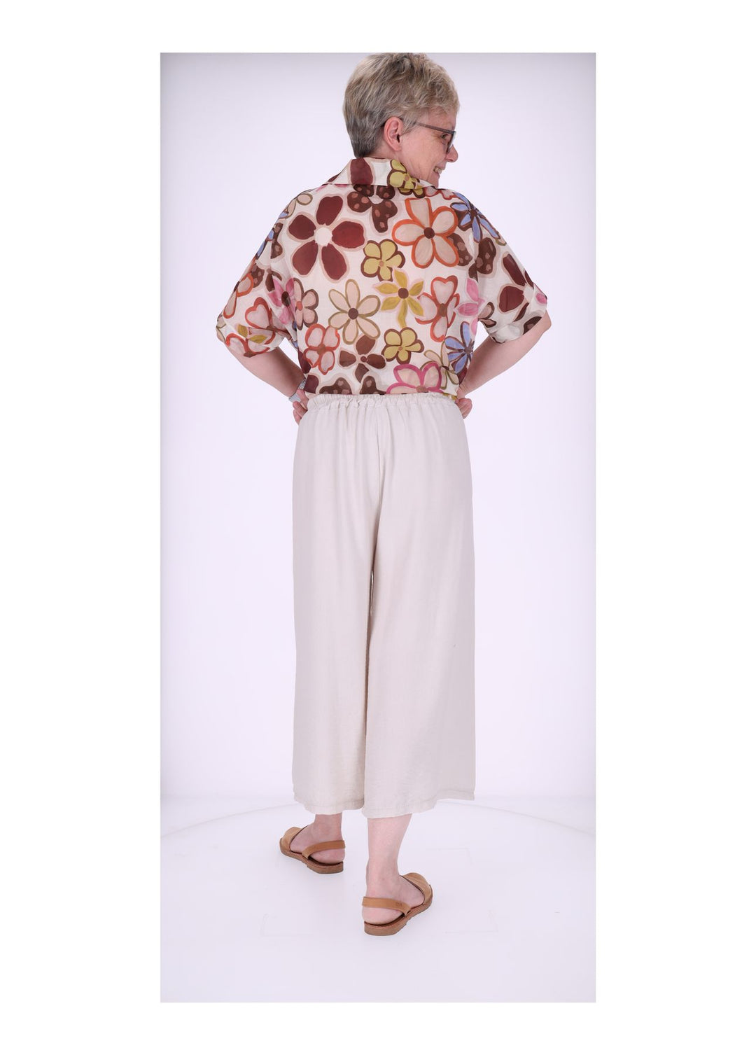 Culotte Damen Knöpfe an Tasche