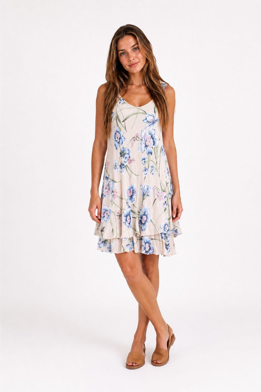 Kleid crashed double layer