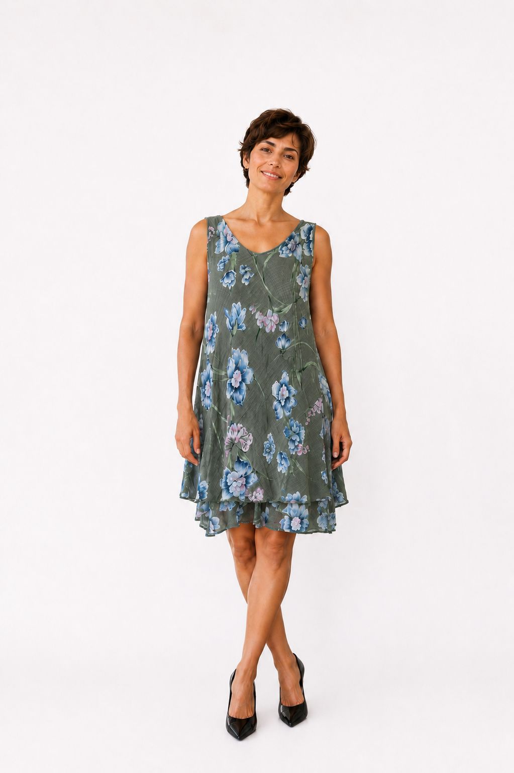 Kleid crashed double layer
