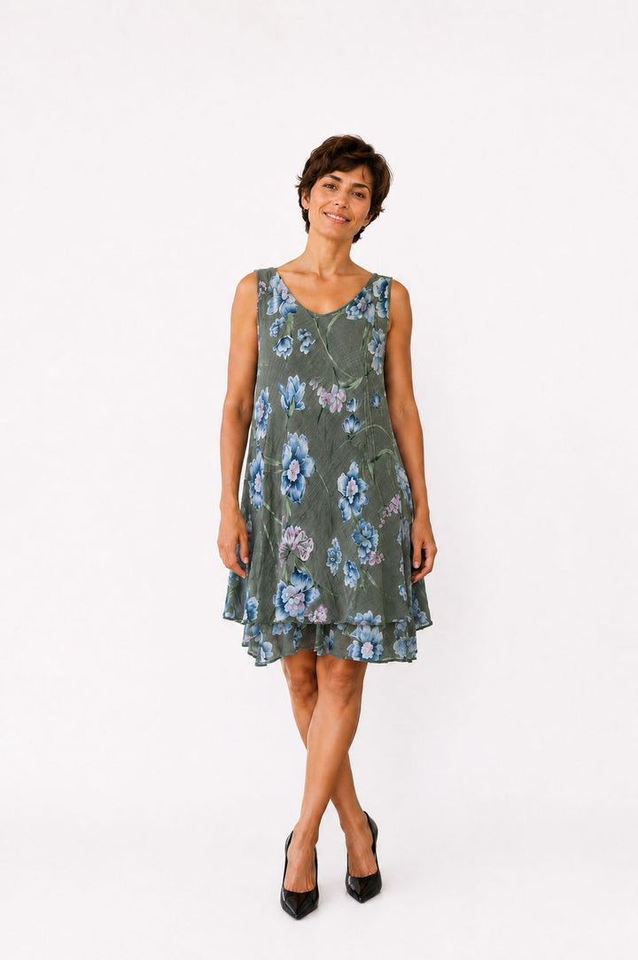 Kleid crashed double layer