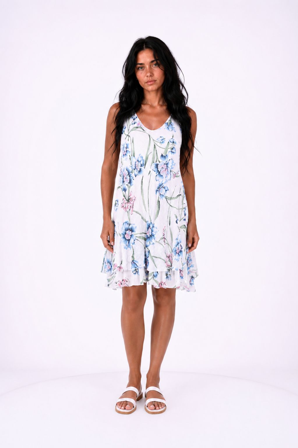 Kleid crashed double layer