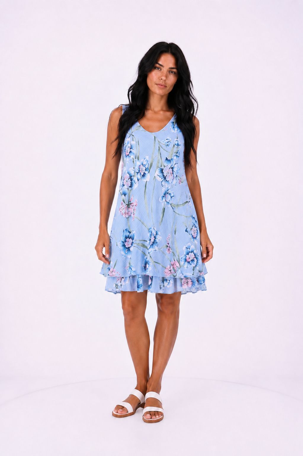 Kleid crashed double layer