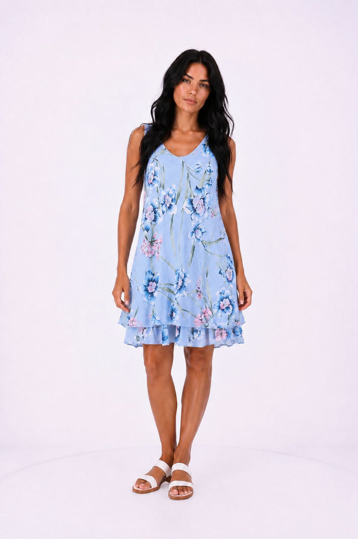 Kleid crashed double layer