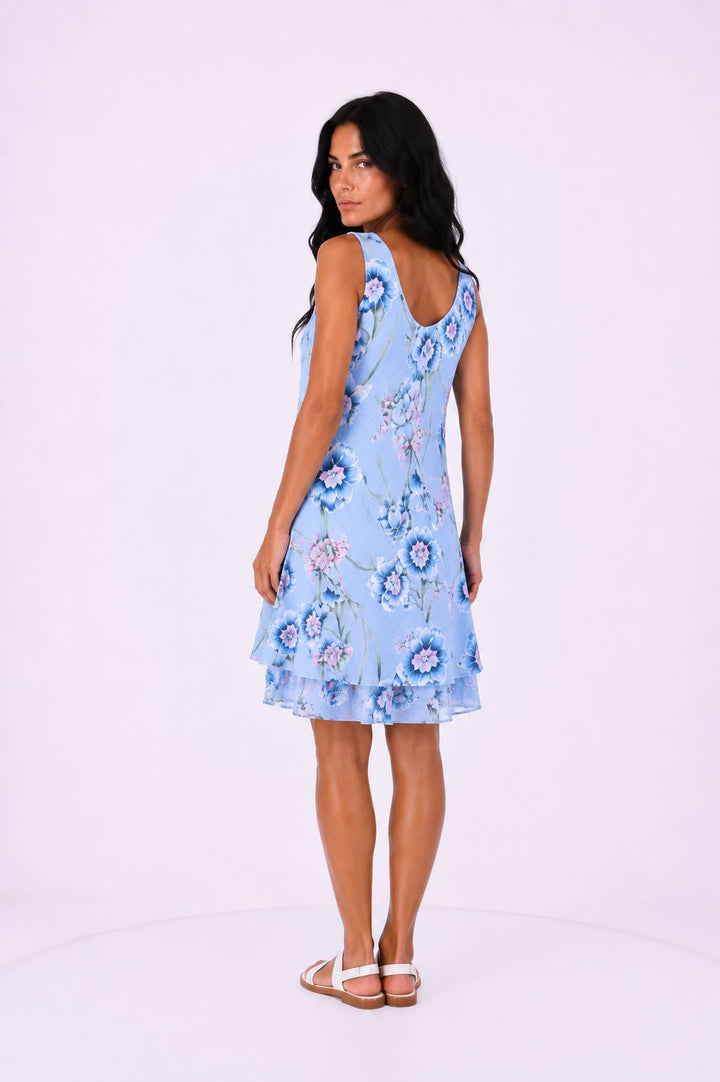 Kleid crashed double layer