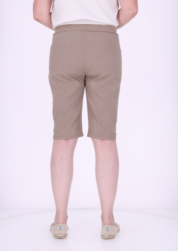 Short Damen Tunnelzug angedeutete Knopfleiste