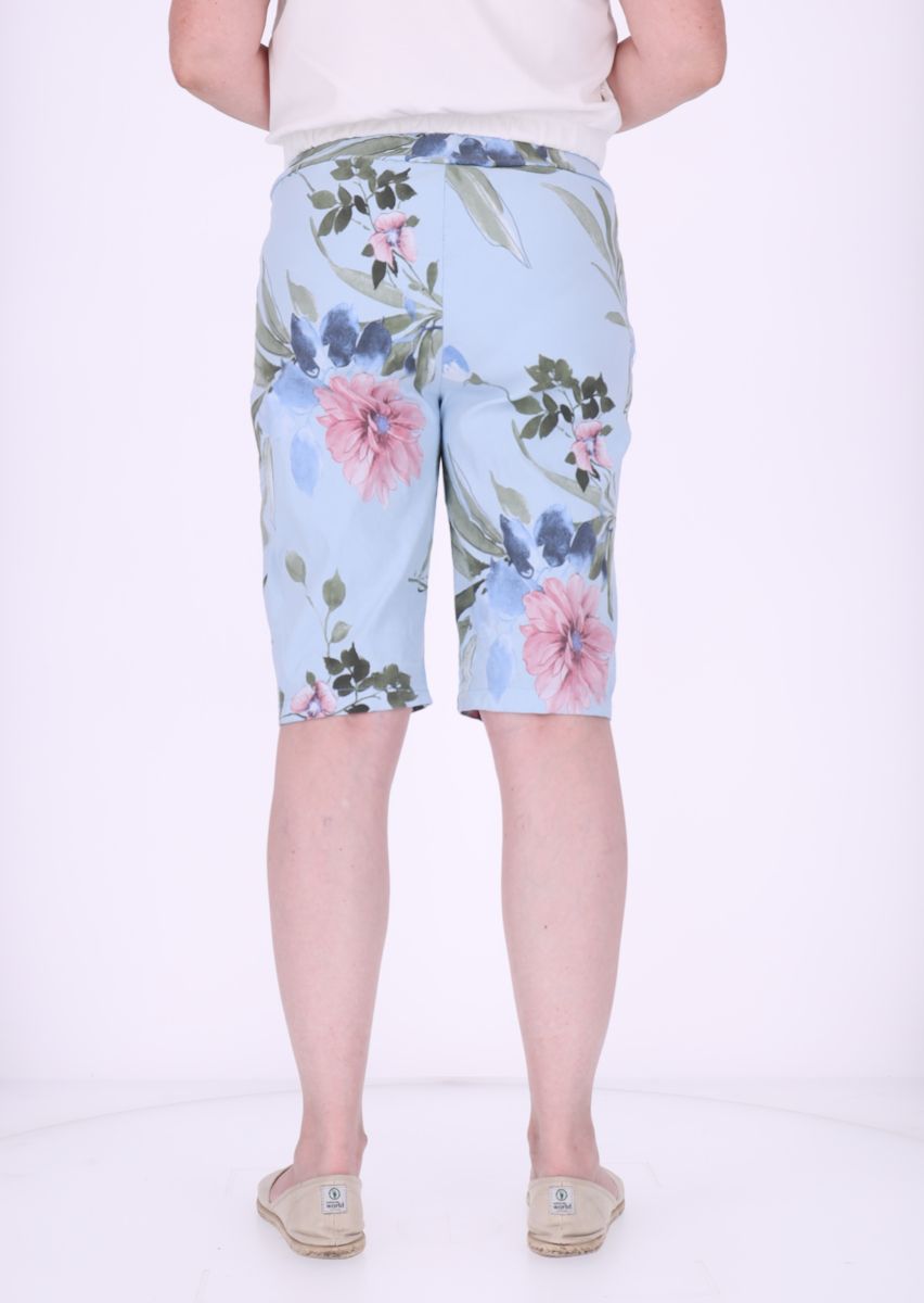 Short Damen Tunnelzug AOP Blüten