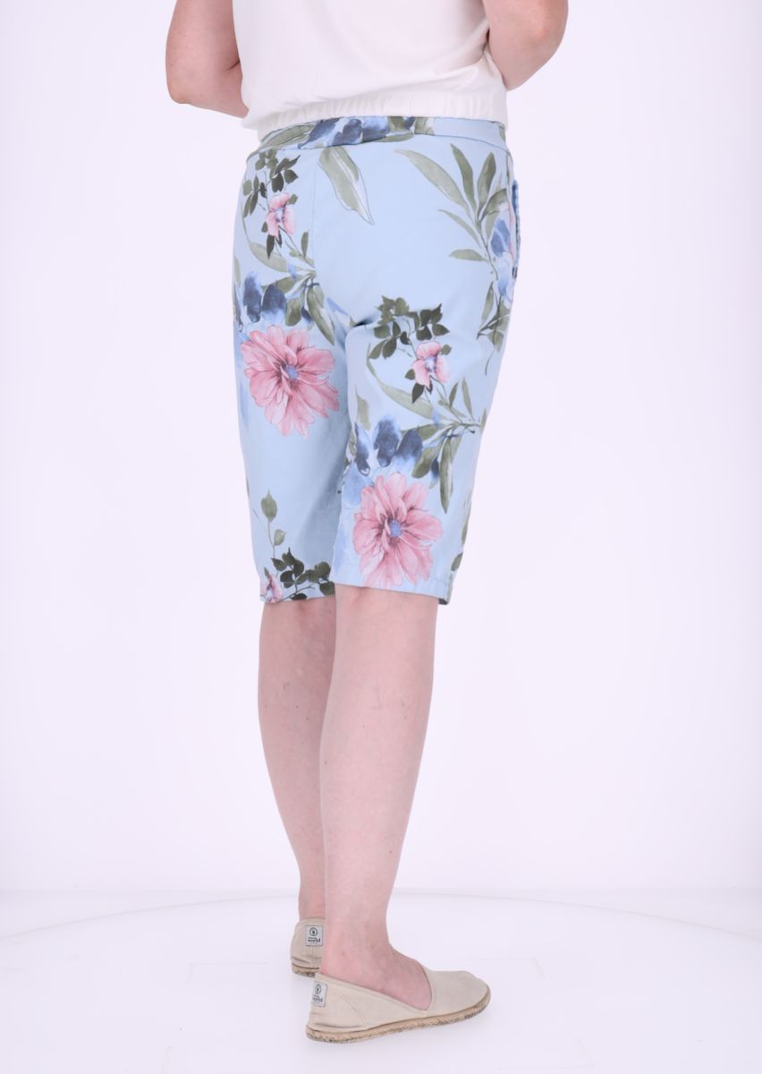 Short Damen Tunnelzug AOP Blüten