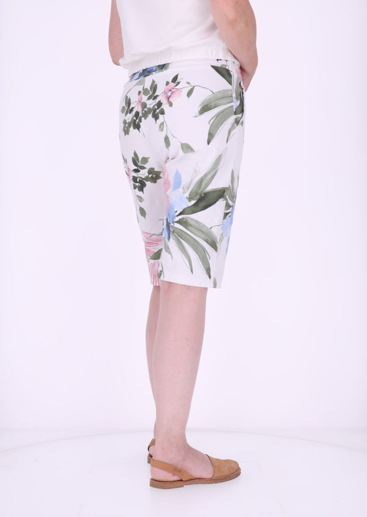 Short Damen Tunnelzug AOP Blüten