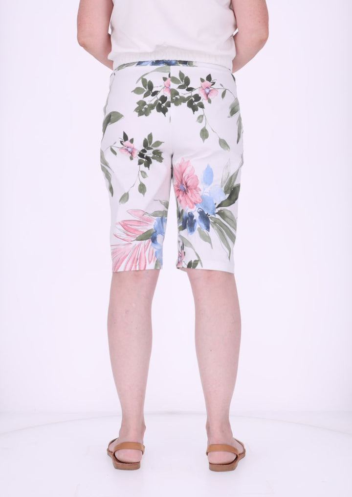 Short Damen Tunnelzug AOP Blüten