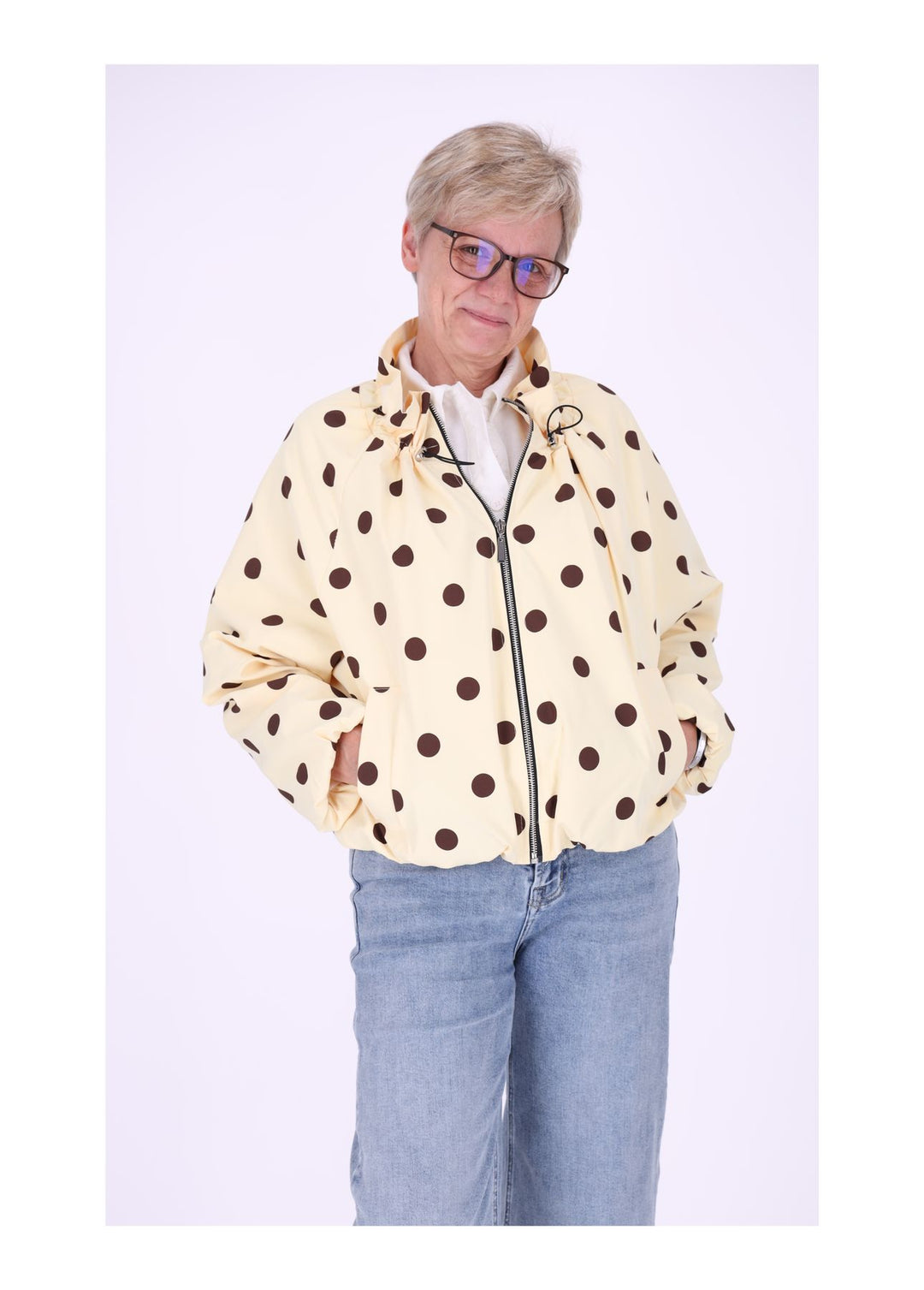 Jacke Damen AOP Punkte