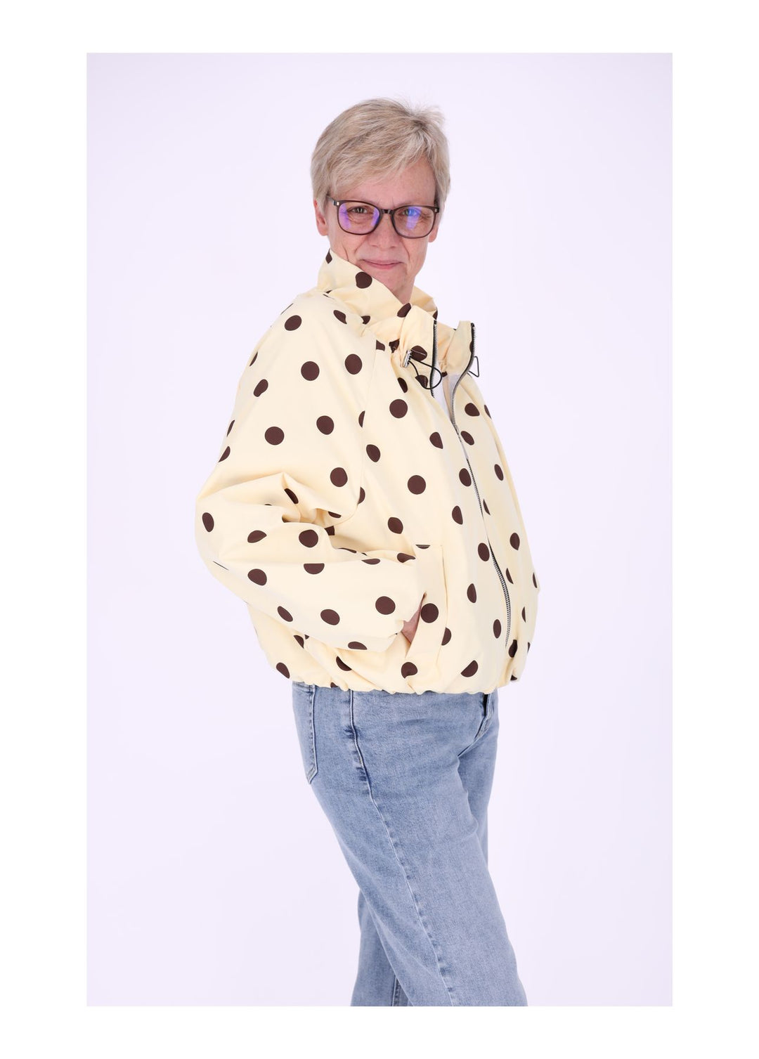Jacke Damen AOP Punkte