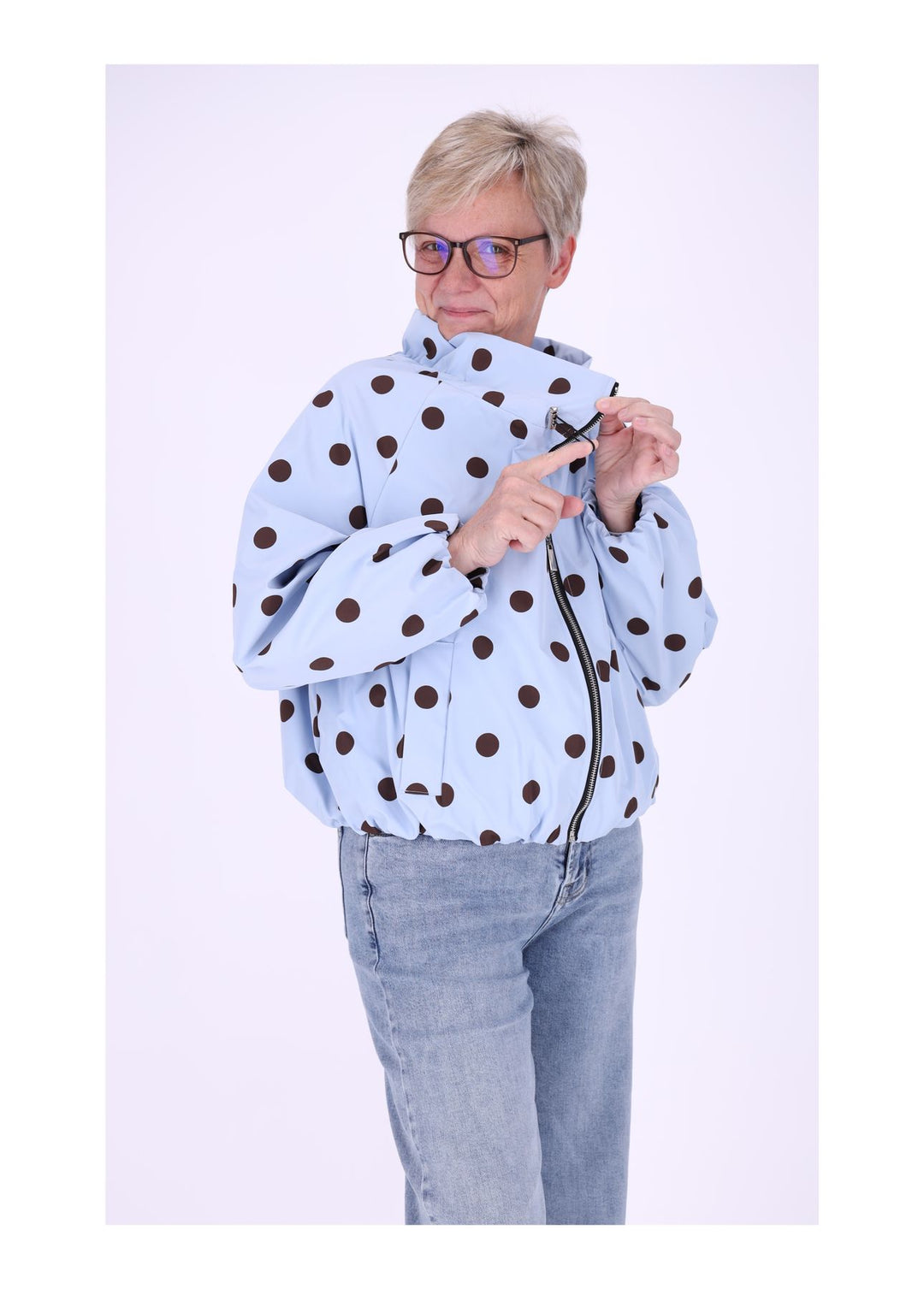 Jacke Damen AOP Punkte