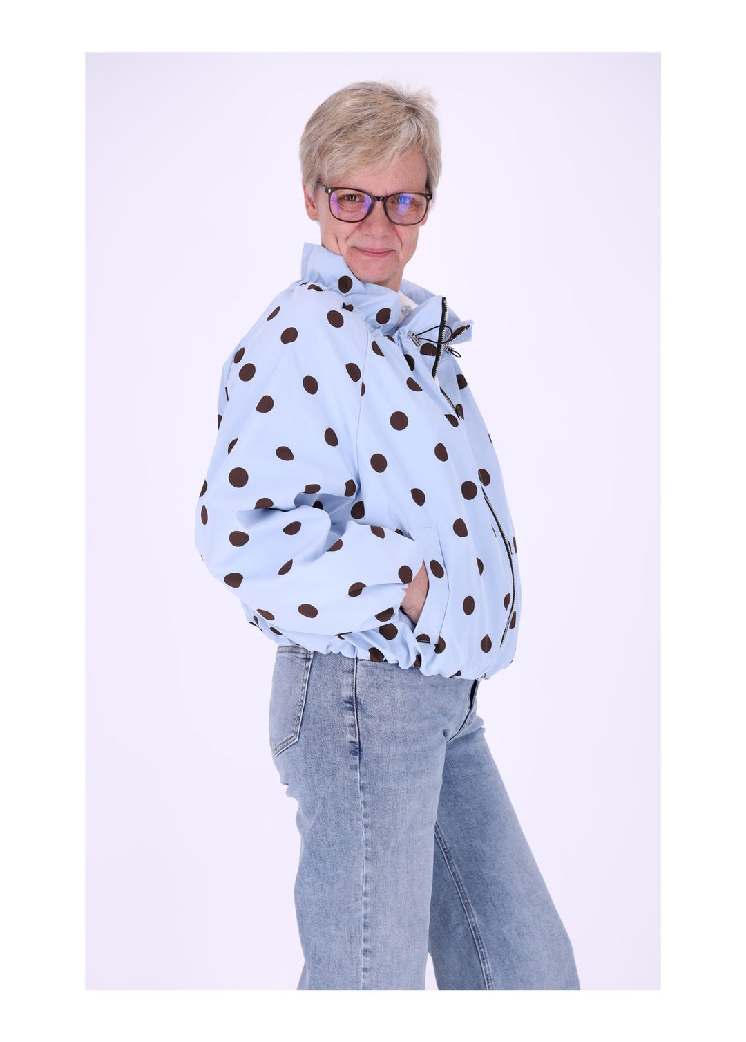 Jacke Damen AOP Punkte
