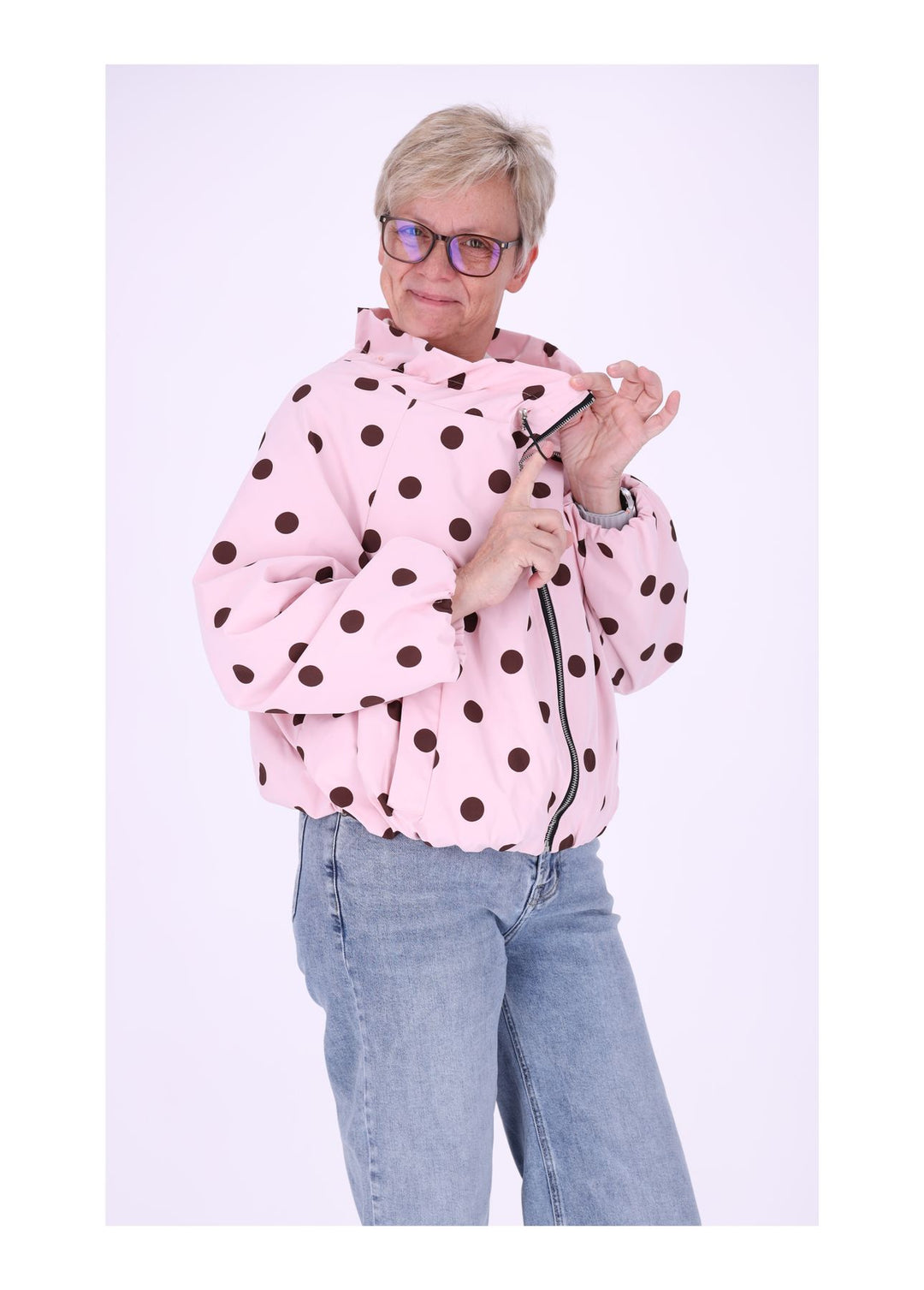 Jacke Damen AOP Punkte