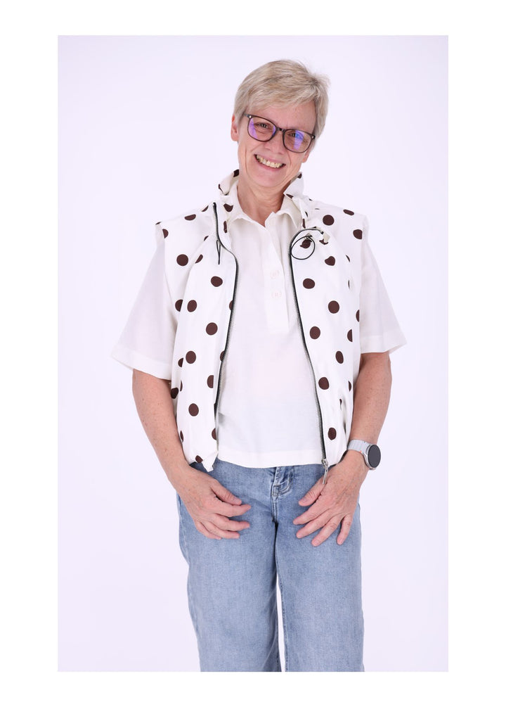 Weste Damen AOP Punkte