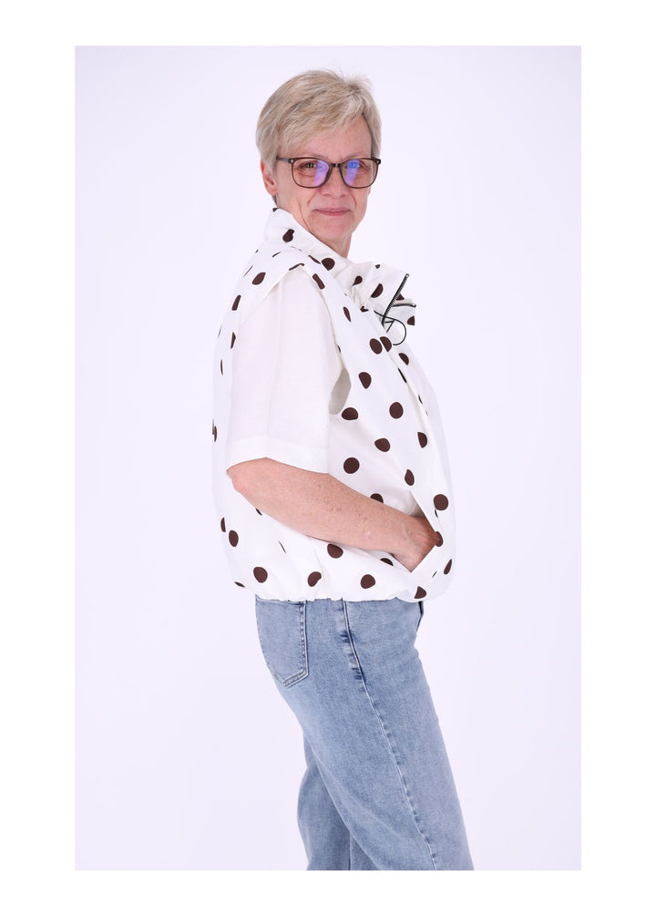 Weste Damen AOP Punkte