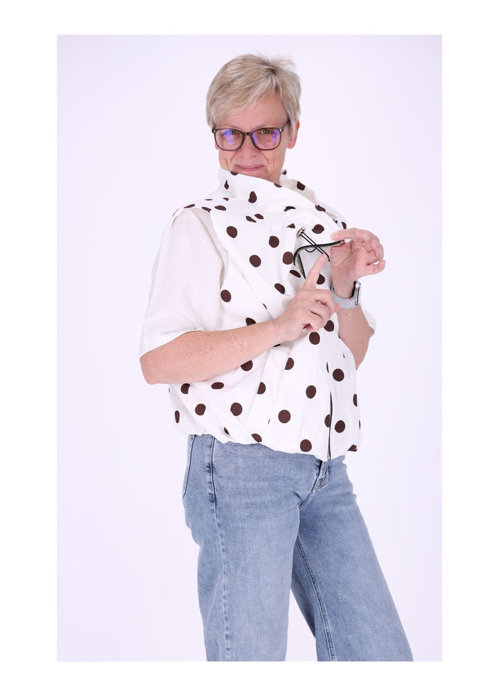 Weste Damen AOP Punkte