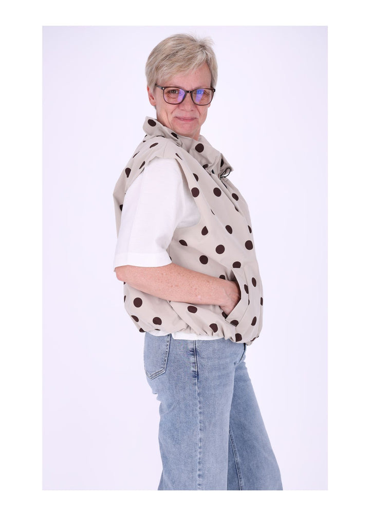 Weste Damen AOP Punkte