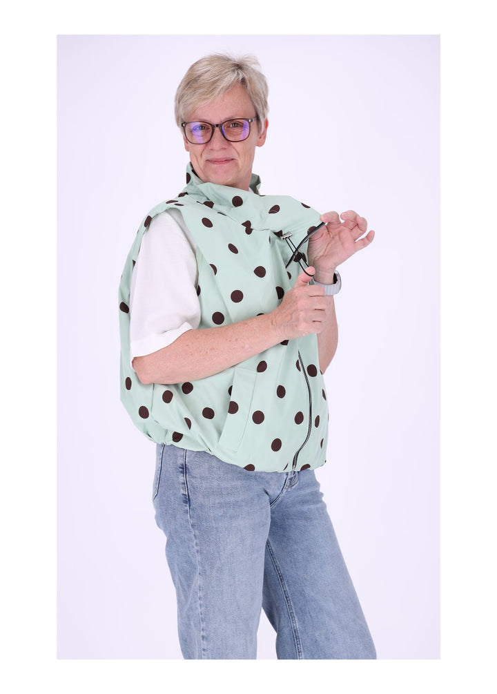 Weste Damen AOP Punkte