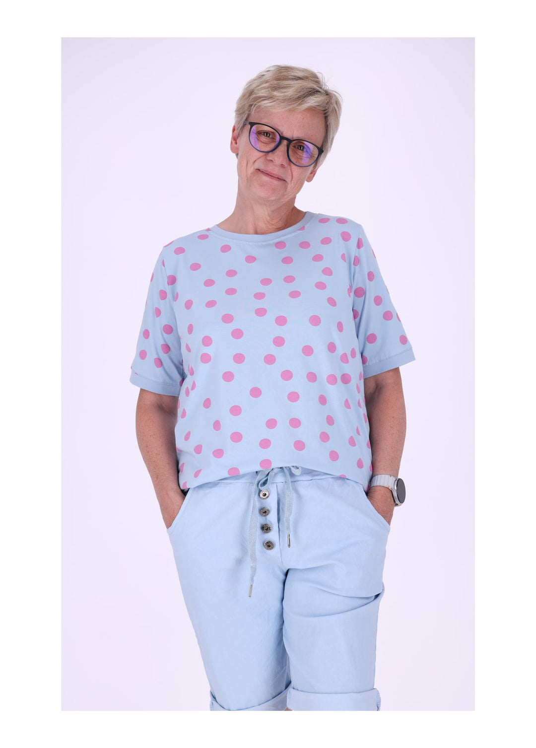 T-Shirt Damen AOP Punkte