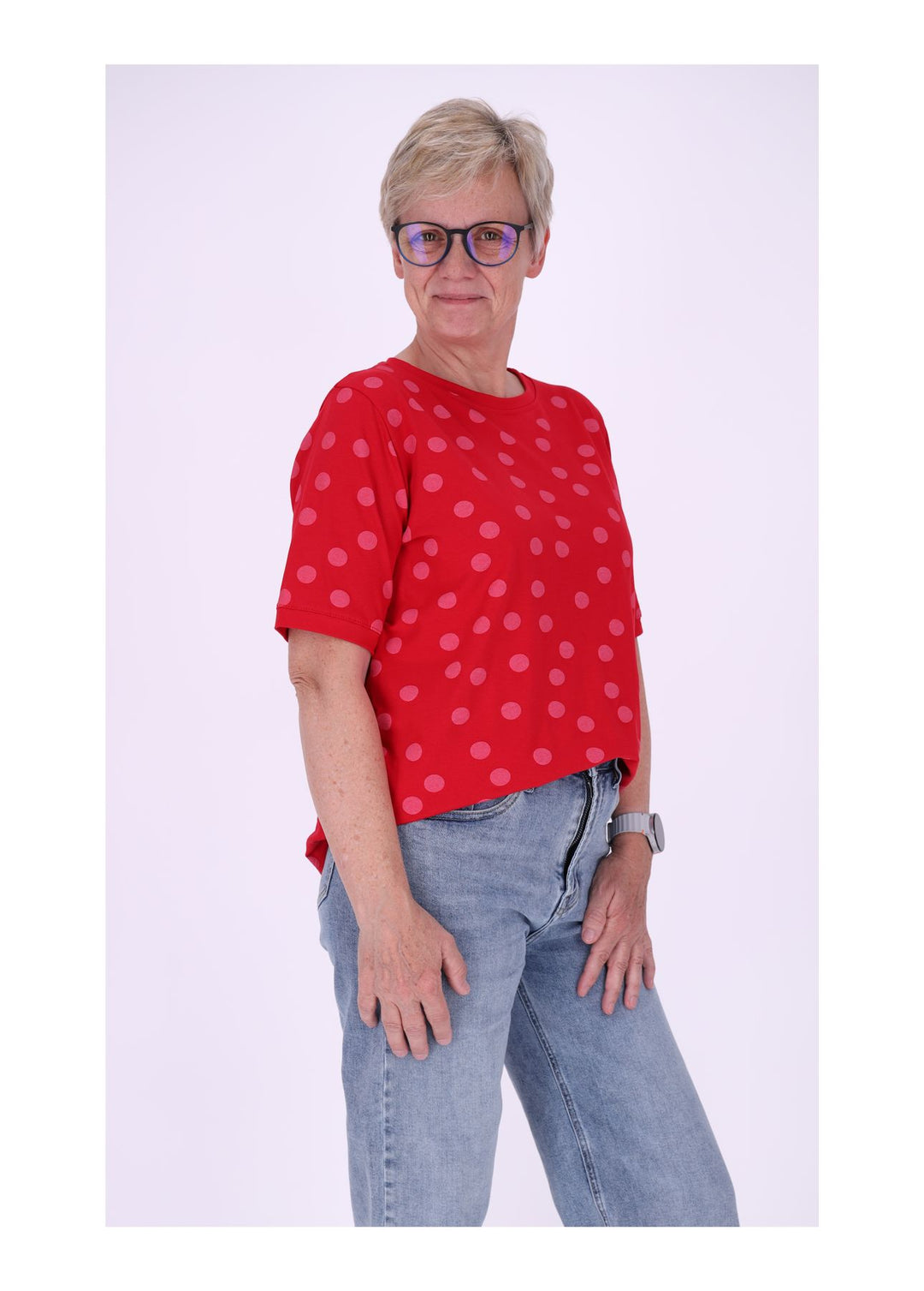 T-Shirt Damen AOP Punkte