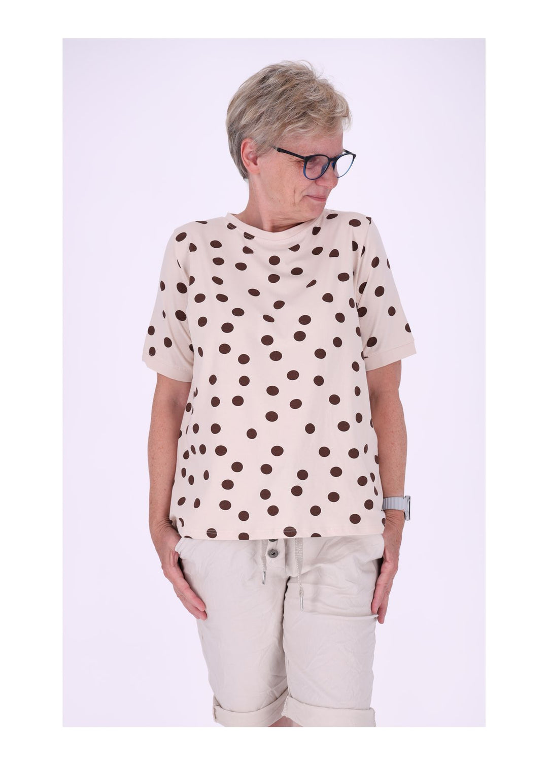 T-Shirt Damen AOP Punkte