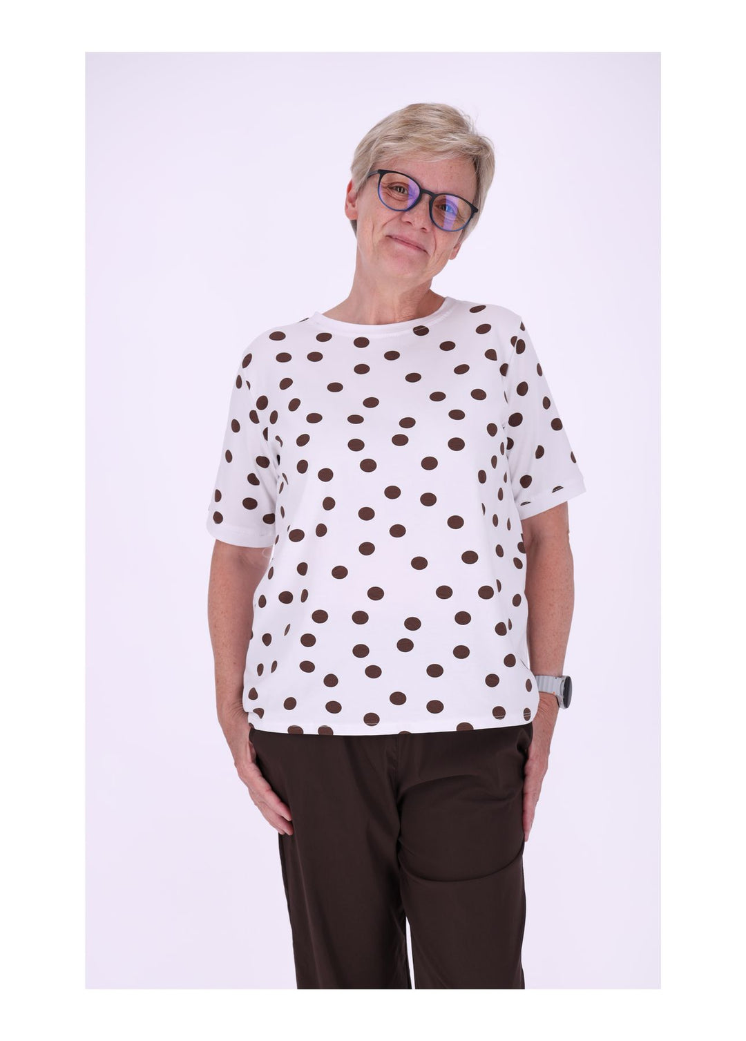 T-Shirt Damen AOP Punkte