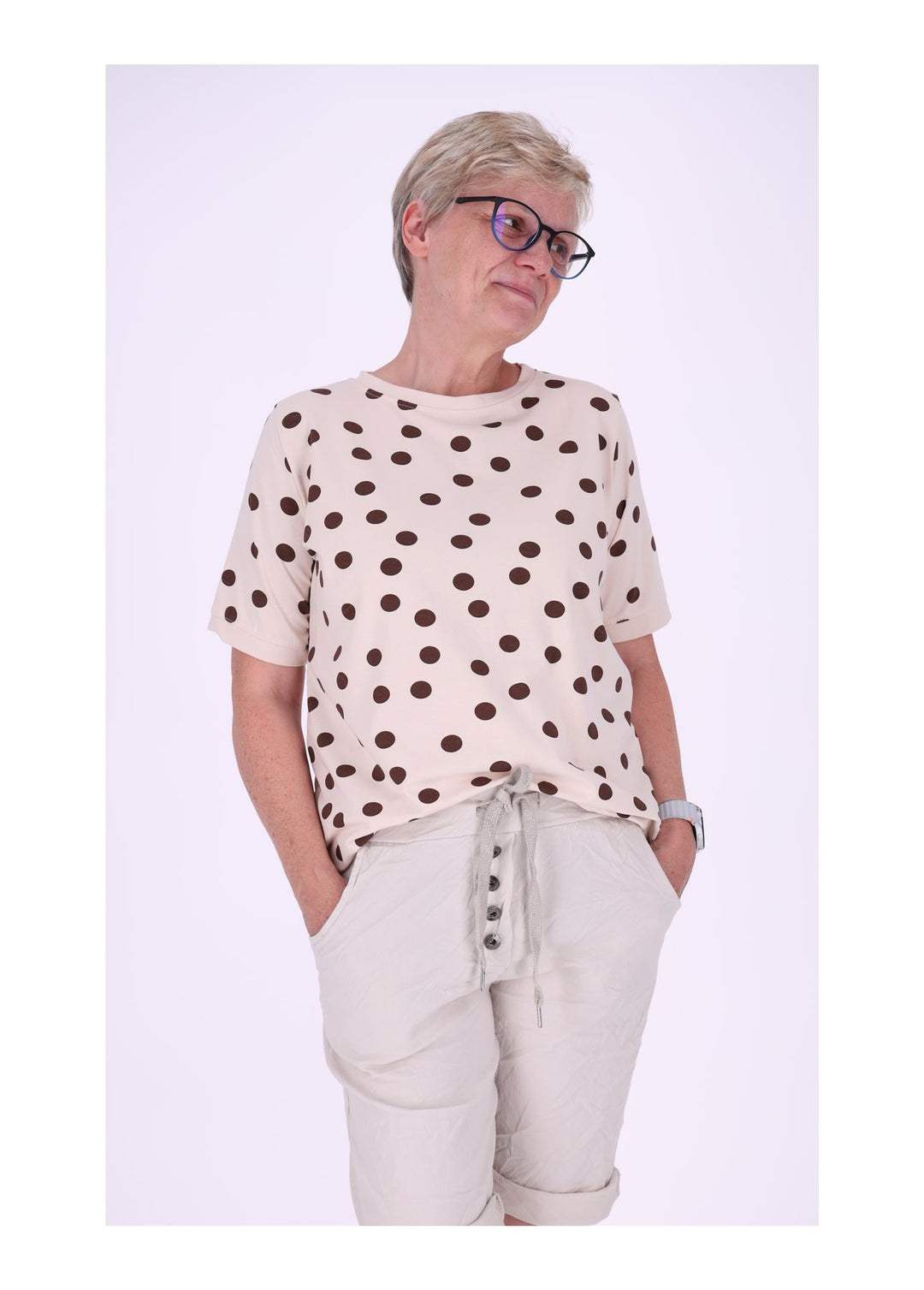 T-Shirt Damen AOP Punkte