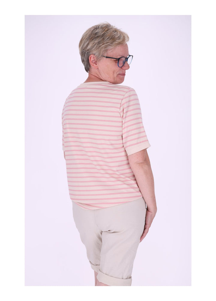 T-Shirt Damen AOP Ringel