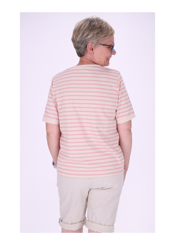 T-Shirt Damen AOP Ringel