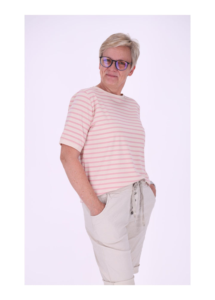 T-Shirt Damen AOP Ringel